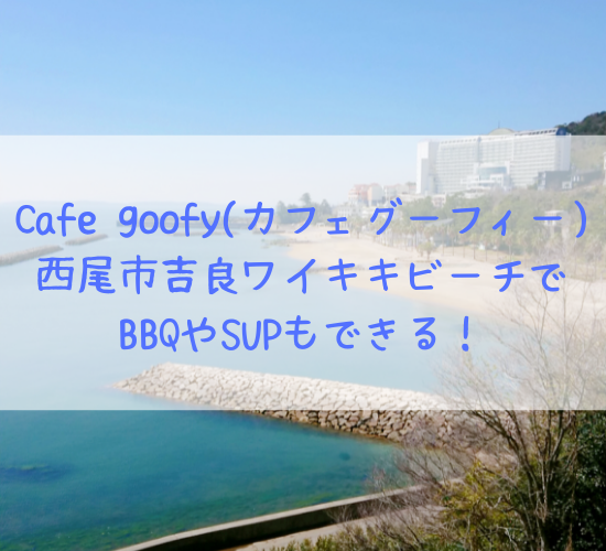 Cafegoofy(カフェグーフィー)西尾市吉良ワイキキビーチでBBQやSUPもできる！